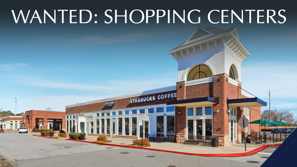 Wanted: Shopping Centers